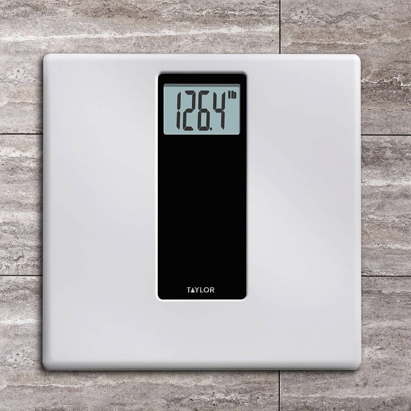 Digital Bathroom Scale White/Black - Taylor