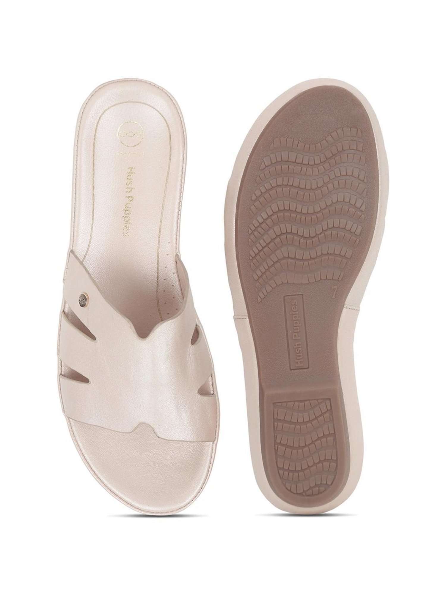 Hush Puppies by Bata Women's CANNA NEW Nude Casual Sandals