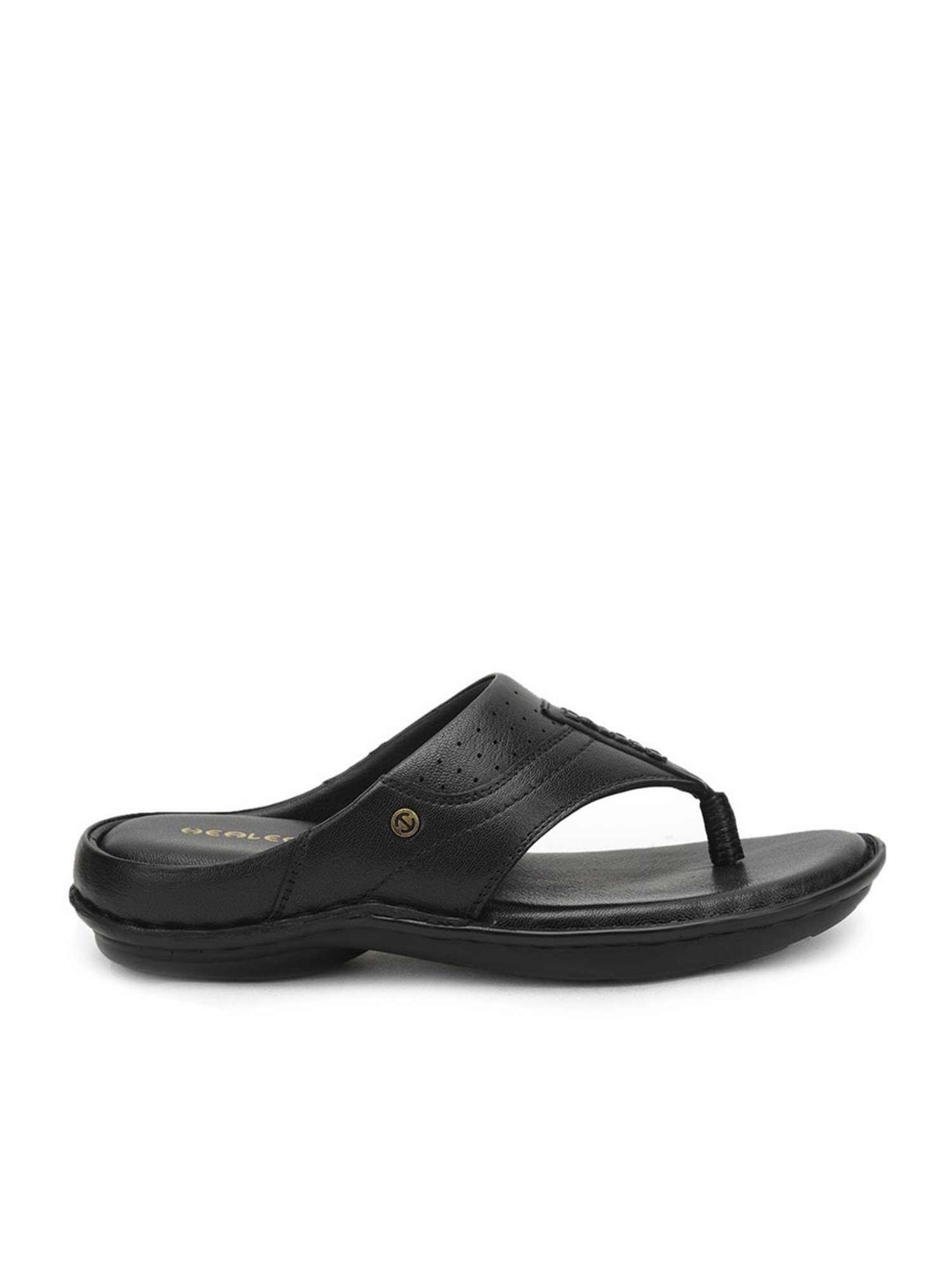 Healers By Liberty Men's Black Thong Sandals