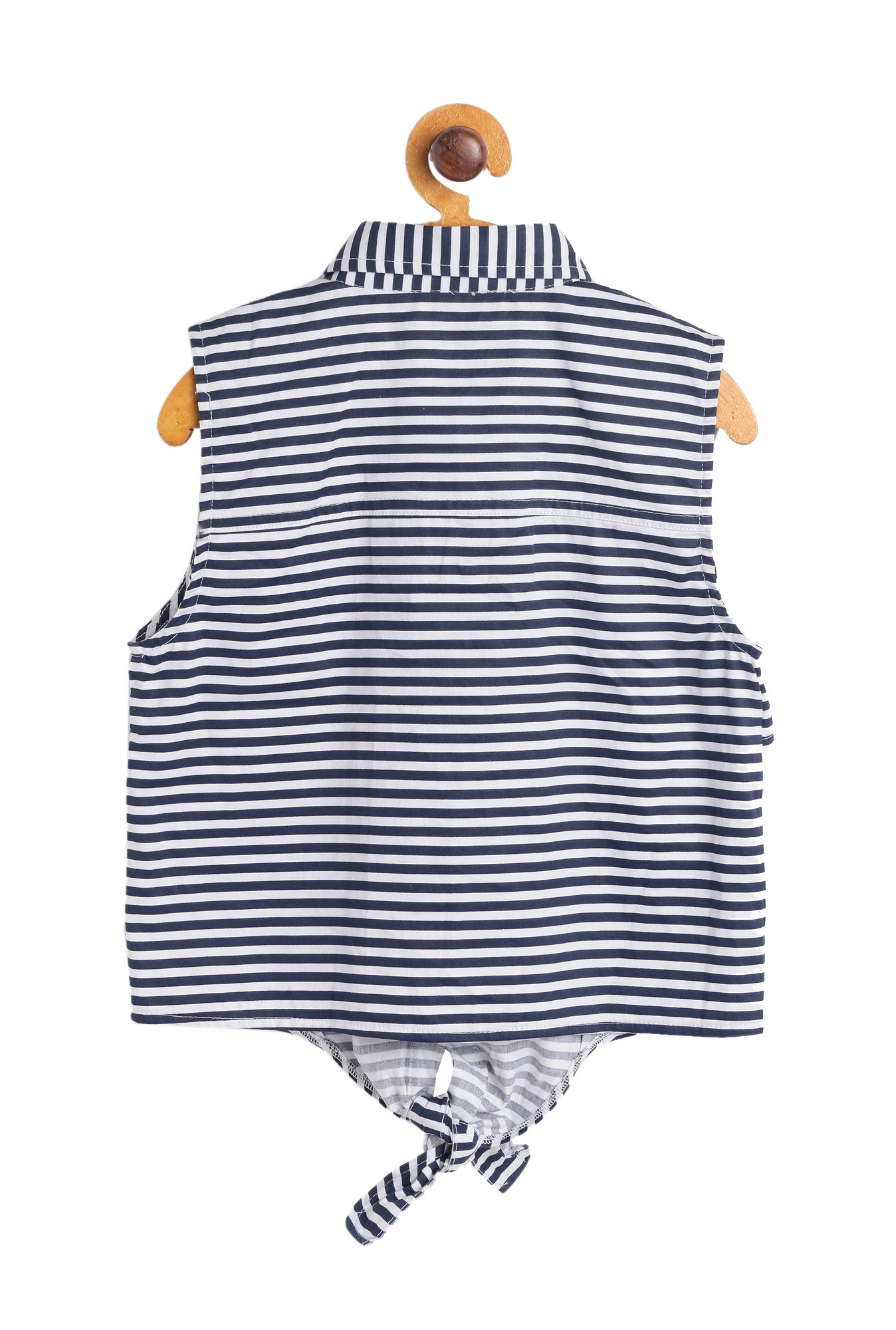 612 League Kids Blue Striped Top
