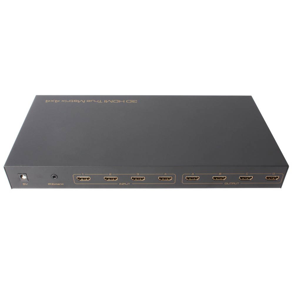 4X4 HDMI Matrixl,Support Blue-Ray DVD24/50/60fs/HD-DVD/xvYCC,Four Input HD Source signals switch and distribute to four HD Displays