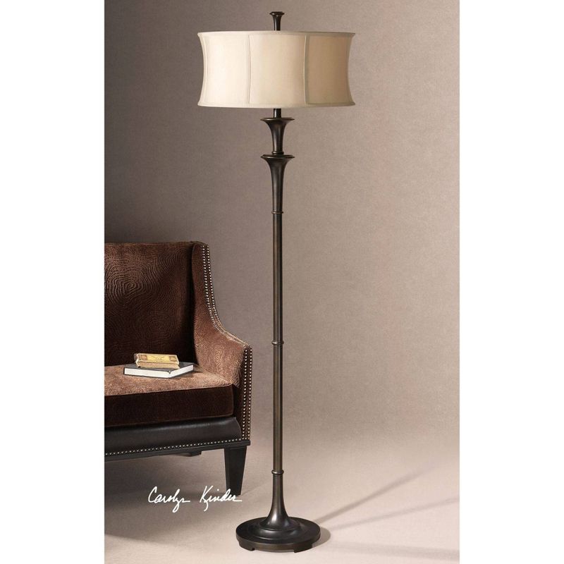 3-way Uttermost Brazoria Floor Lamp - Bronze