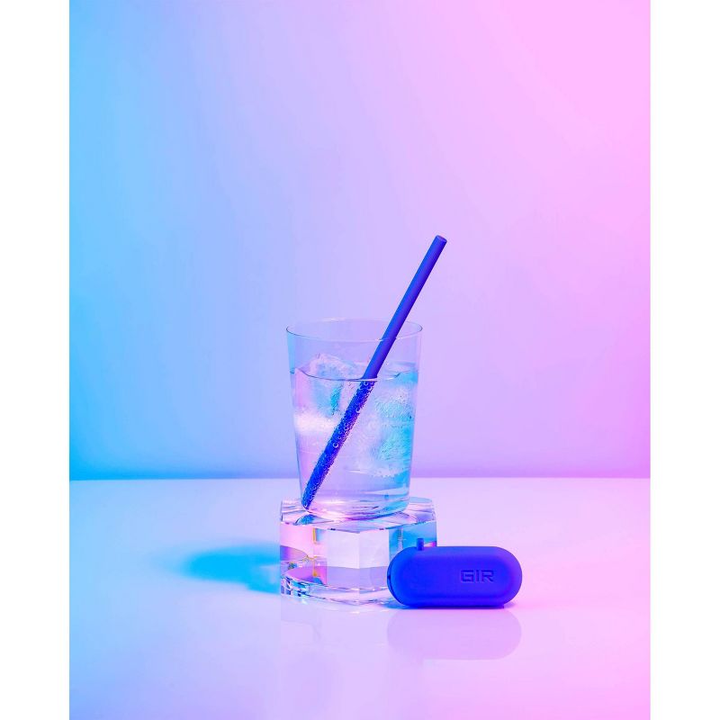 GIR: Get It Right 2pk Standard Silicone Straw Brooklyn