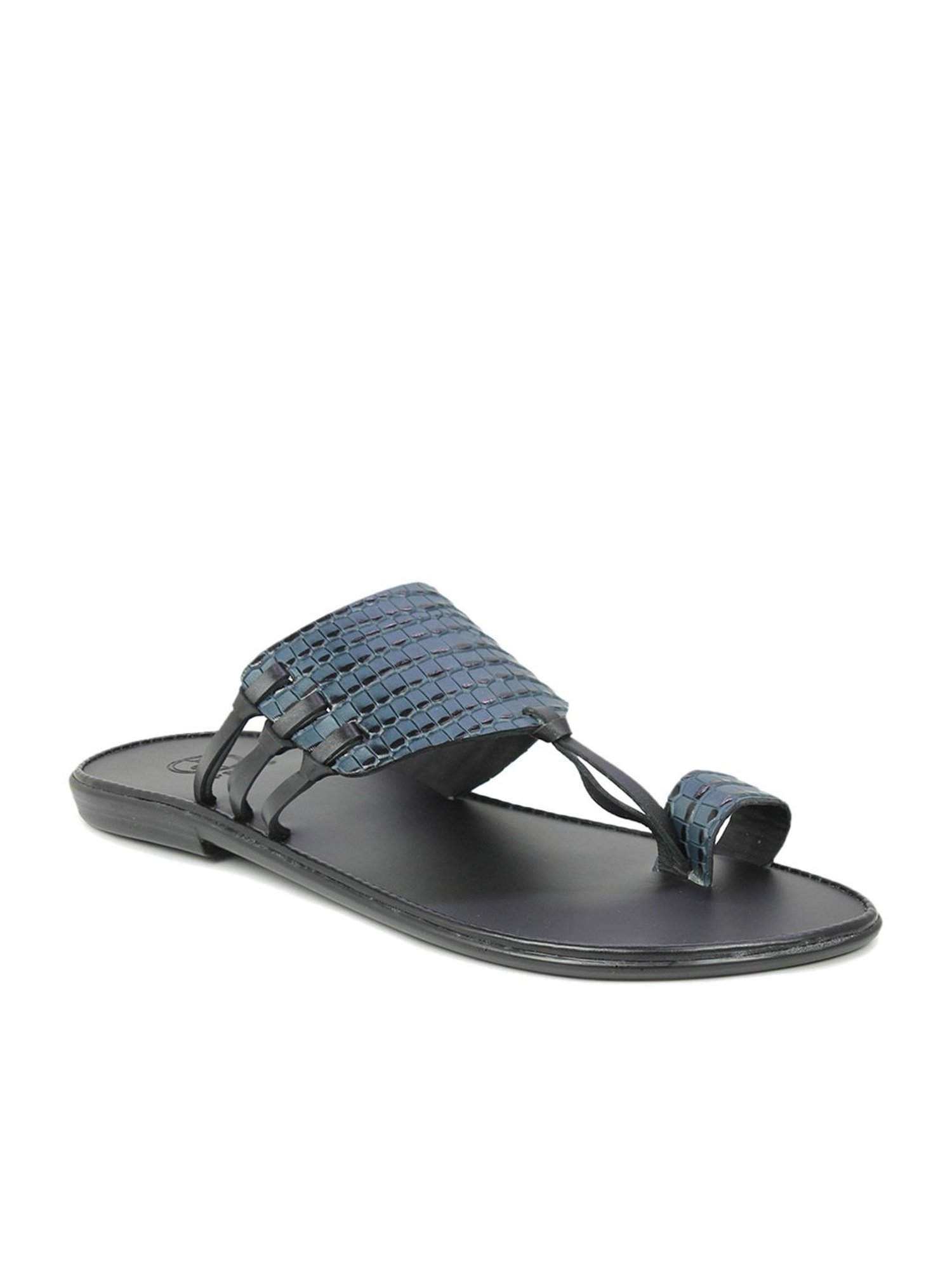 Privo by Inc.5 Men's Blue Toe Ring Sandals
