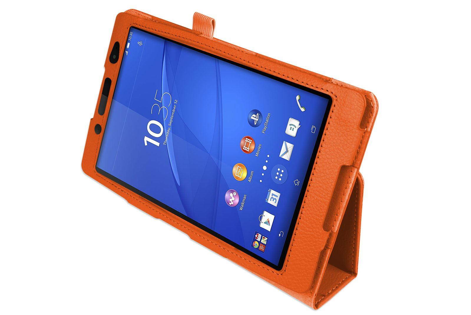 Hellfire Trading Magnetic PU Leather Case Cover for Sony Z3 8" Tablet Compact - Blue