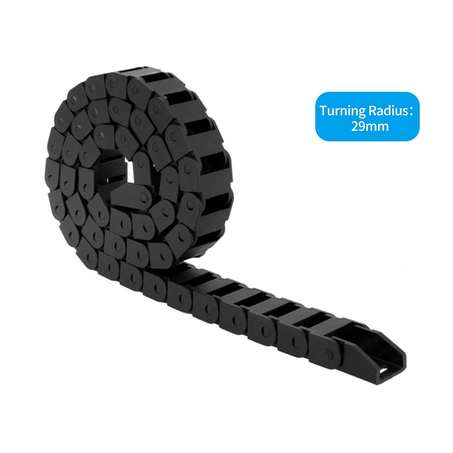 Aibecy 1m/3.3ft Transmission Drag Chain Towline 10*20mm Inner 29mm Turning Radius for 3D Printer CNC Machine