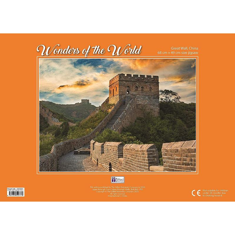 The Gifted Stationary 1000 Pieces Wonders of The World Jigsaw Puzzles for Adults, Family Fun Puzzle