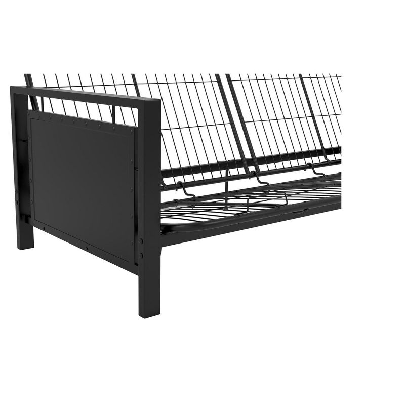 Henley Metal Arm Futon Frame Black Metal - Dorel Home Products