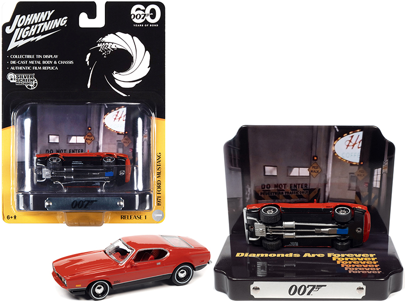 1967 Ford Mustang Shelby GT-500 Red Metallic and Gray Metallic with Star-Lord Diecast Figurine "Guardians of the Galaxy" "Marvel" Series 1/24 Diecast Model Car by Jada