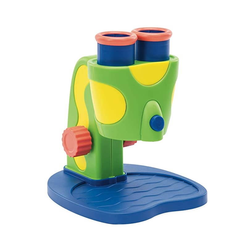 GeoSafari Jr My First Microscope ExtraLarge Dual Eyepieces Preschool STEM Toy Ages 3+