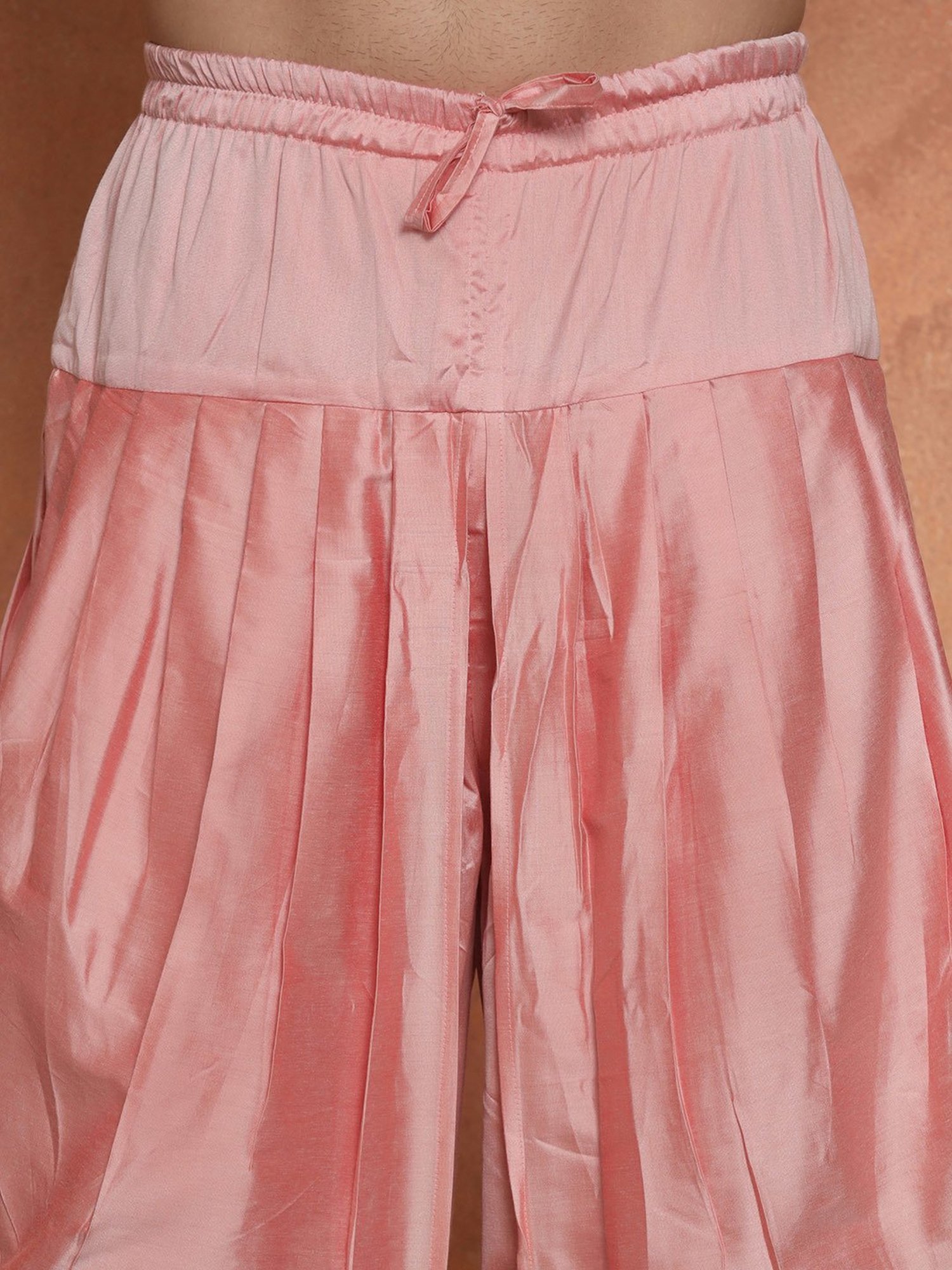 Benstoke Black & Maroon Regular Fit Sherwani Set