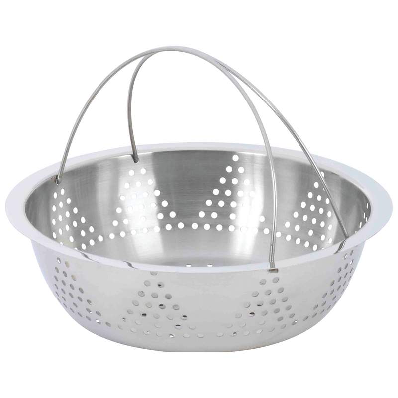 Chef's Secret 8qt T304 Stainless Steel Stockpot/Spaghetti Cooker with Deep Fry Basket & Steamer Inserts