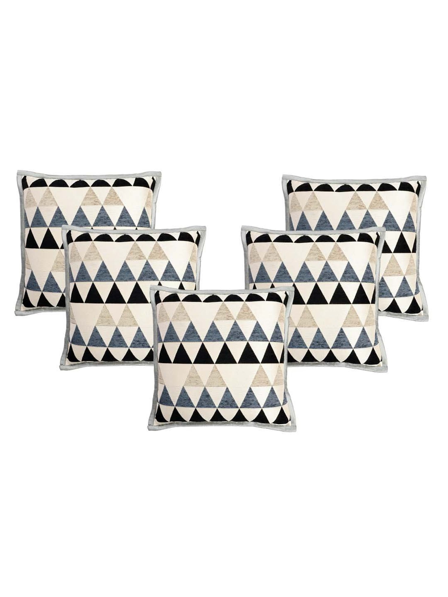 Saral Home Multicolor Chenille Cushion Covers - Set of 2