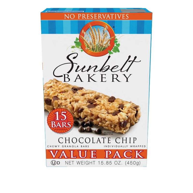 Sunbelt Bakery Chocolate Chip Granola Bars 15.85oz