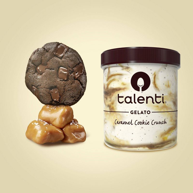 Talenti Caramel Cookie Crunch Gelato - 16oz
