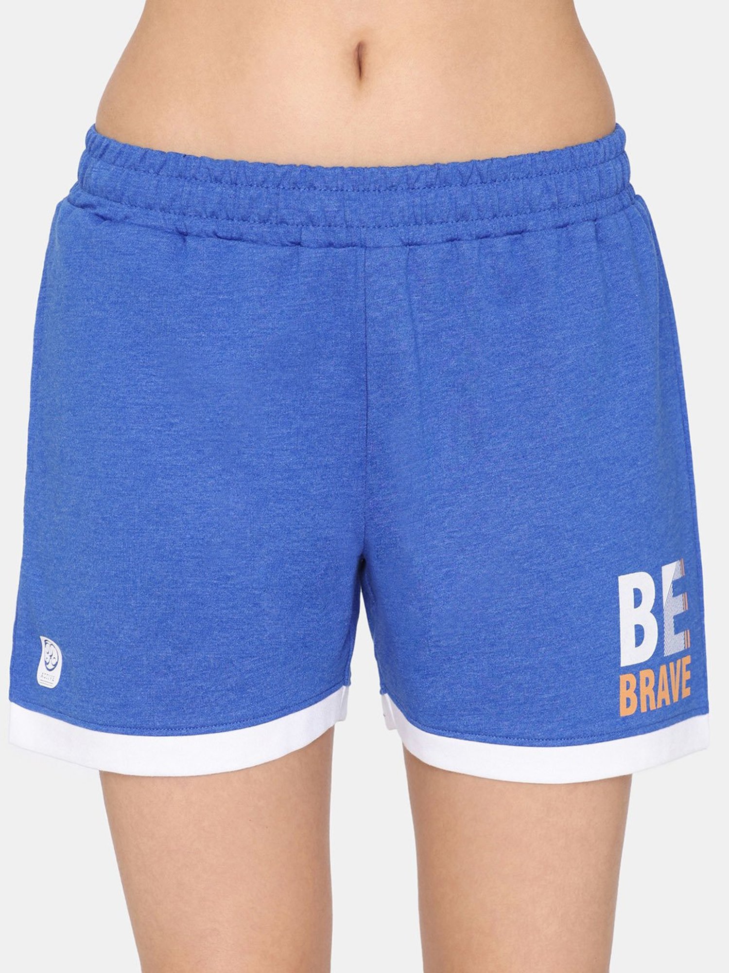 Rosaline by Zivame Blue Sports Shorts
