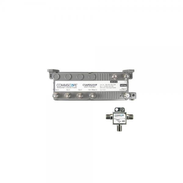 HomeConnect Commscope CSAPDU5VPI Passive VoIP 5 Way Amplifier with Power Inserter