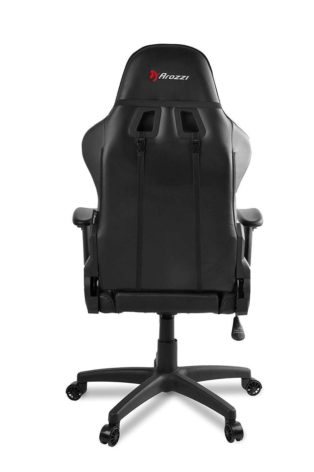 Arozzi VERONA-V2-WT Advanced Racing Style Gaming Chair with High Backrest White