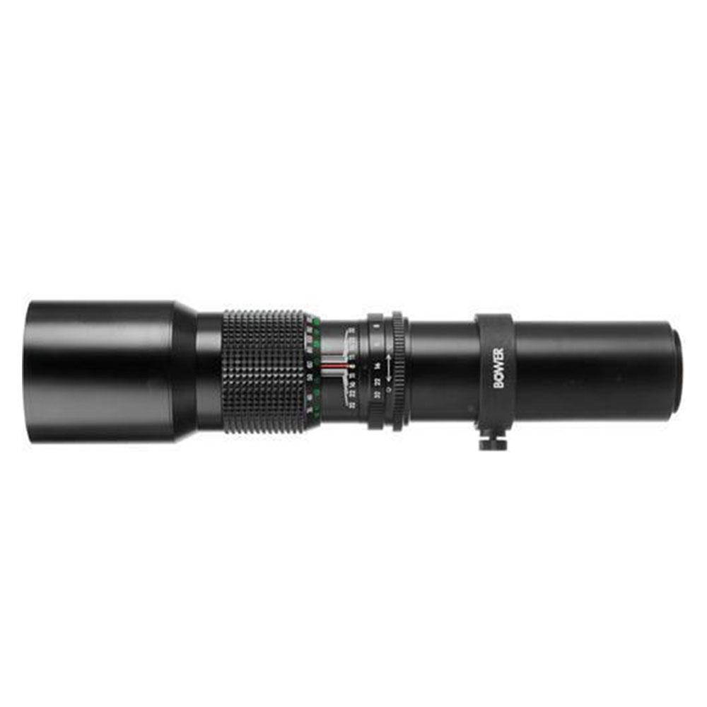 Bower 500mm/1000mm f/8 Telephoto Lens with 2x Converter for Nikon D700 D610 D500