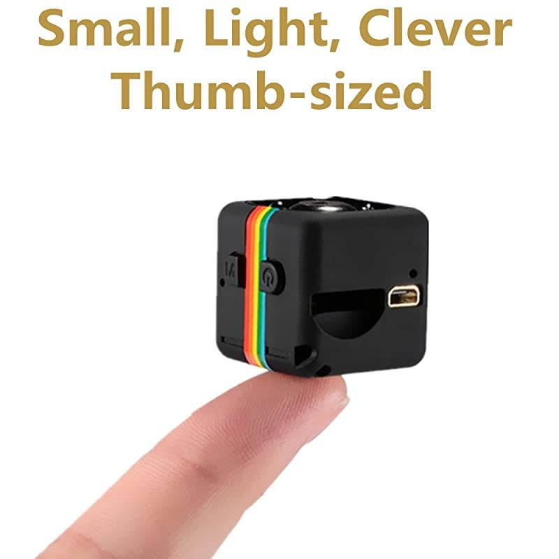 Spy Camera  Hidden Camera Mini Camera HD 1080P720P Spy Cam Wireless Small Portable Night Vision Motion Detection for Home Car Drone Office with 16GB Card amp Card Reader