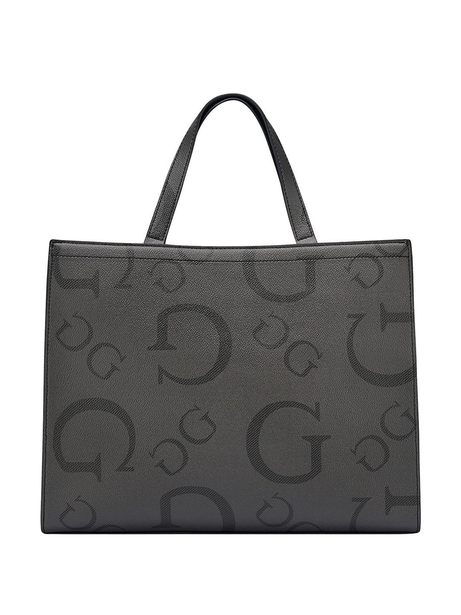 Guess Coal Printed Tote Handbag