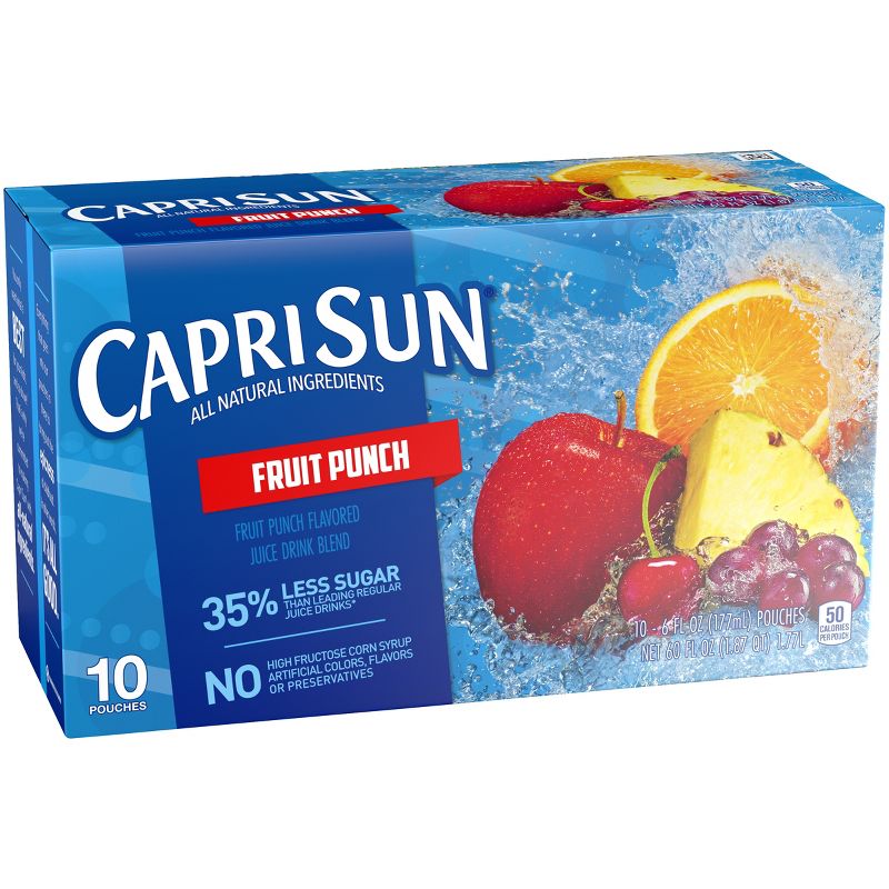 Capri Sun Fruit Punch - 60fl oz/10pk