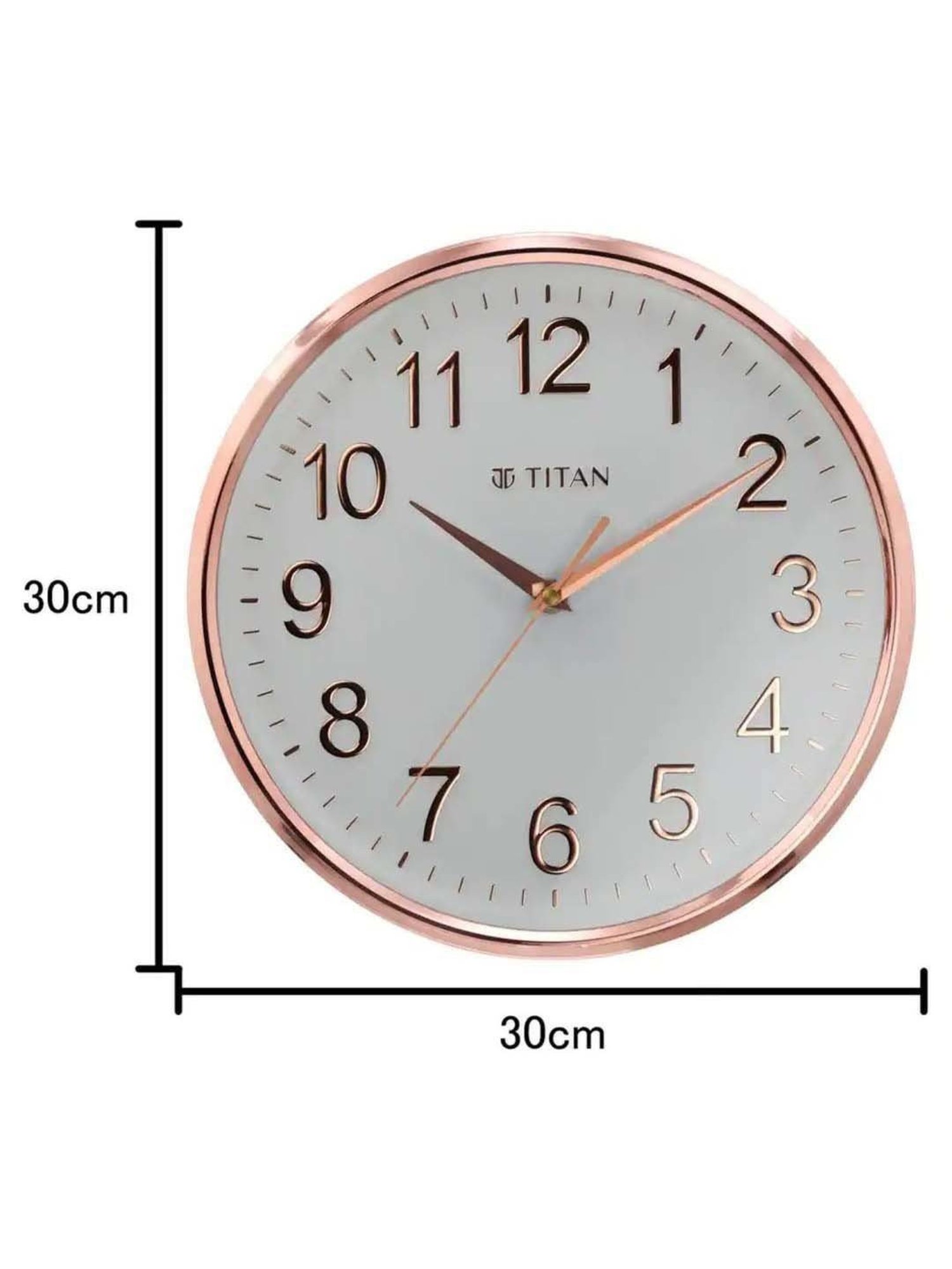 SEIKO classic black plastic wall clock with sweep movement