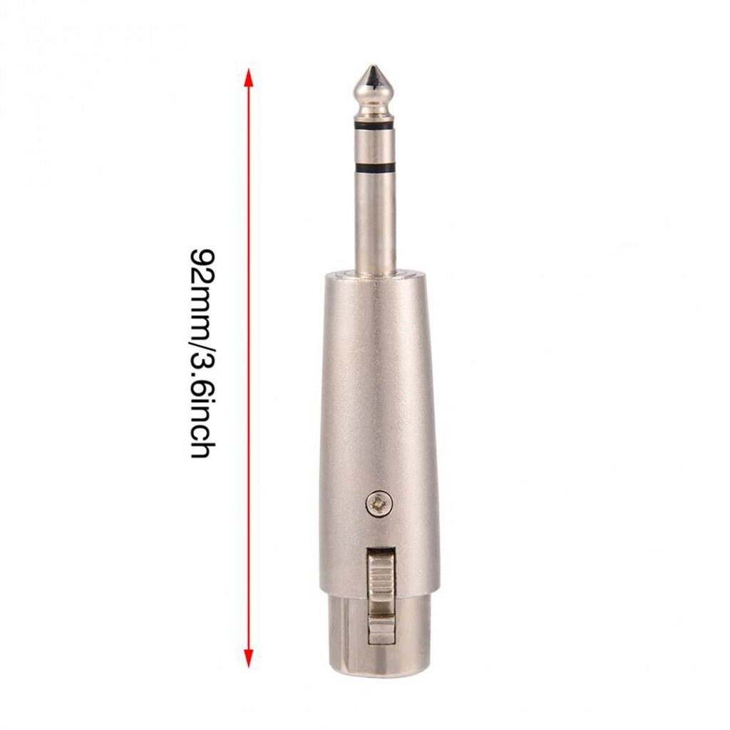 3 Pin XLR Female to 1/4 6.35mm Stereo Male Plug TRS Audio Cable Cord Mic Adapter 2019 New Arrival fashion (1pcs)