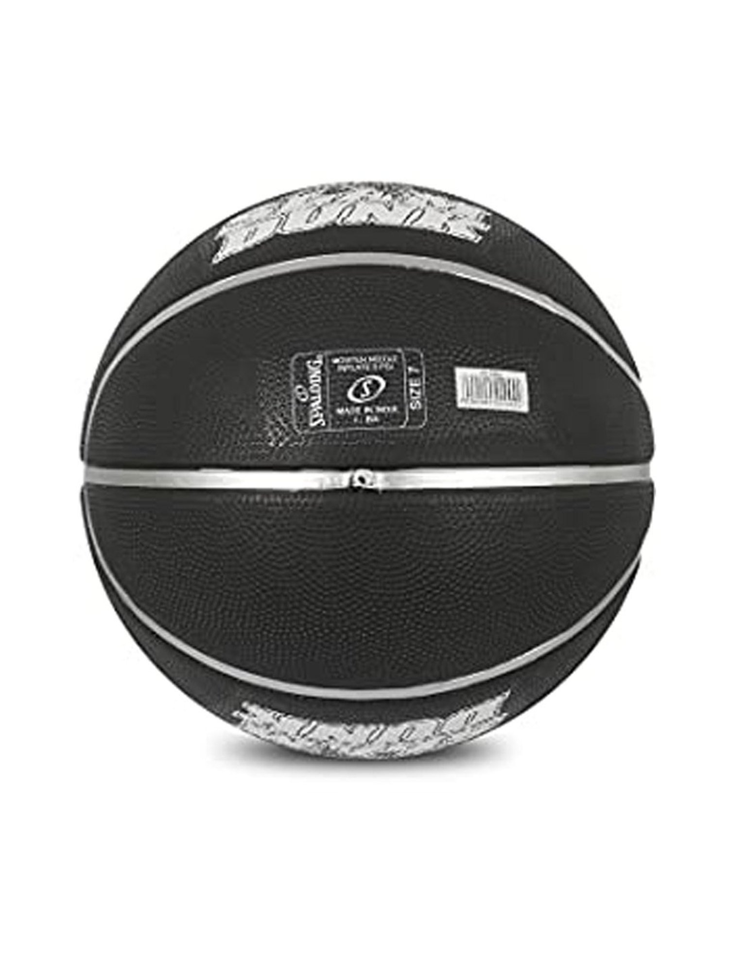 Spalding Slamdunk Rubber Basketball (Black) Size - 6