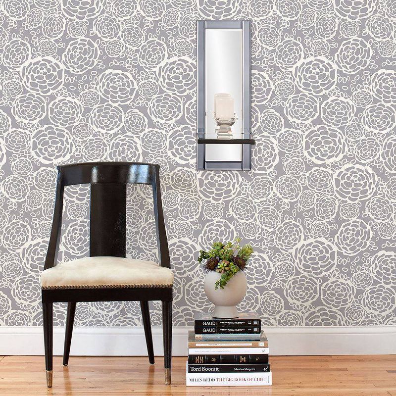 Rectangle Emerson Decorative Wall Mirror Gray - Howard Elliott