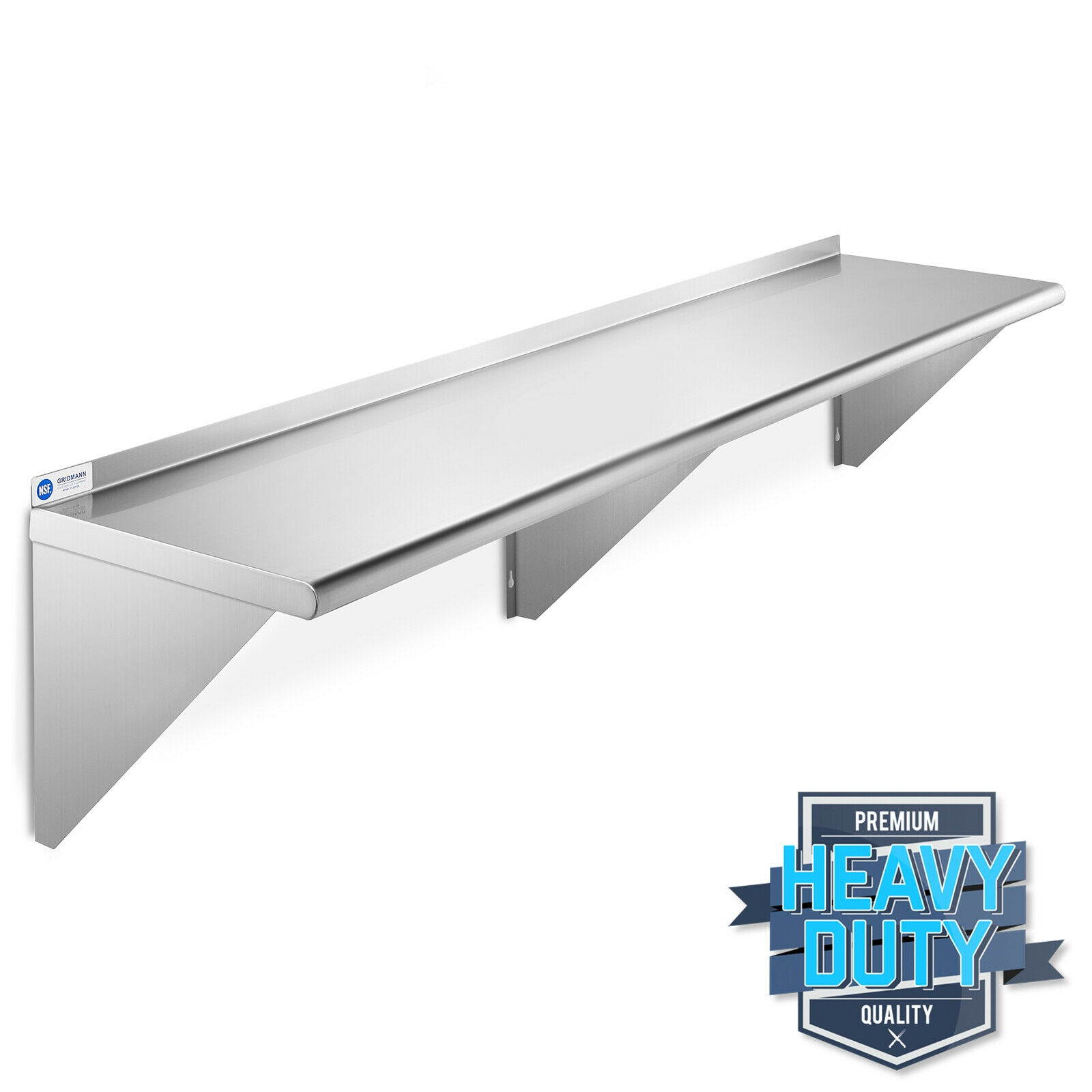 NSF Stainless Steel 14" x 72" Wall Shelf Commercial Kitchen Restaurant Shelving