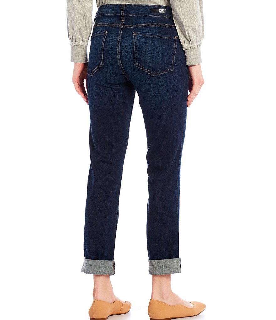 KUT from the Kloth Catherine Roll-Up Cuff Boyfriend Jeans