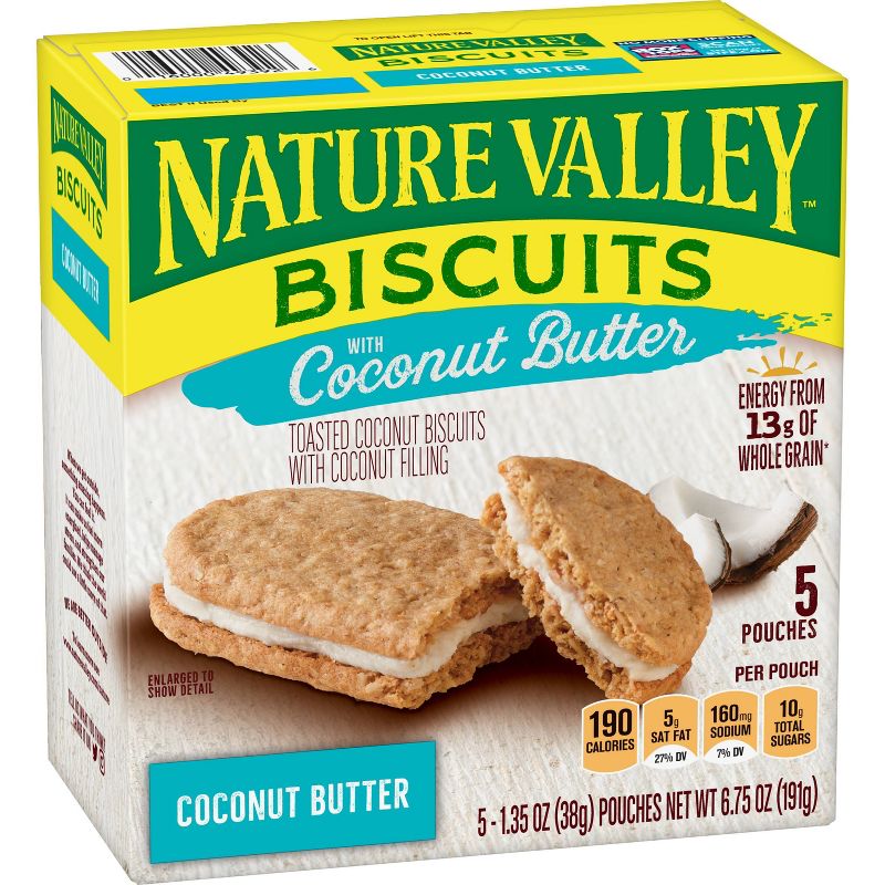 Nature Valley Coconut Butter Biscuits - 5ct