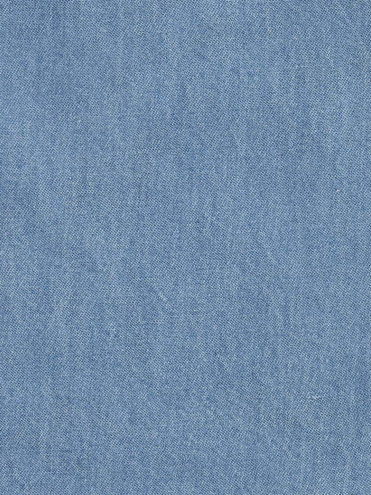 Pantaloons Junior Kids Blue Cotton Regular Fit Pinafore Dress