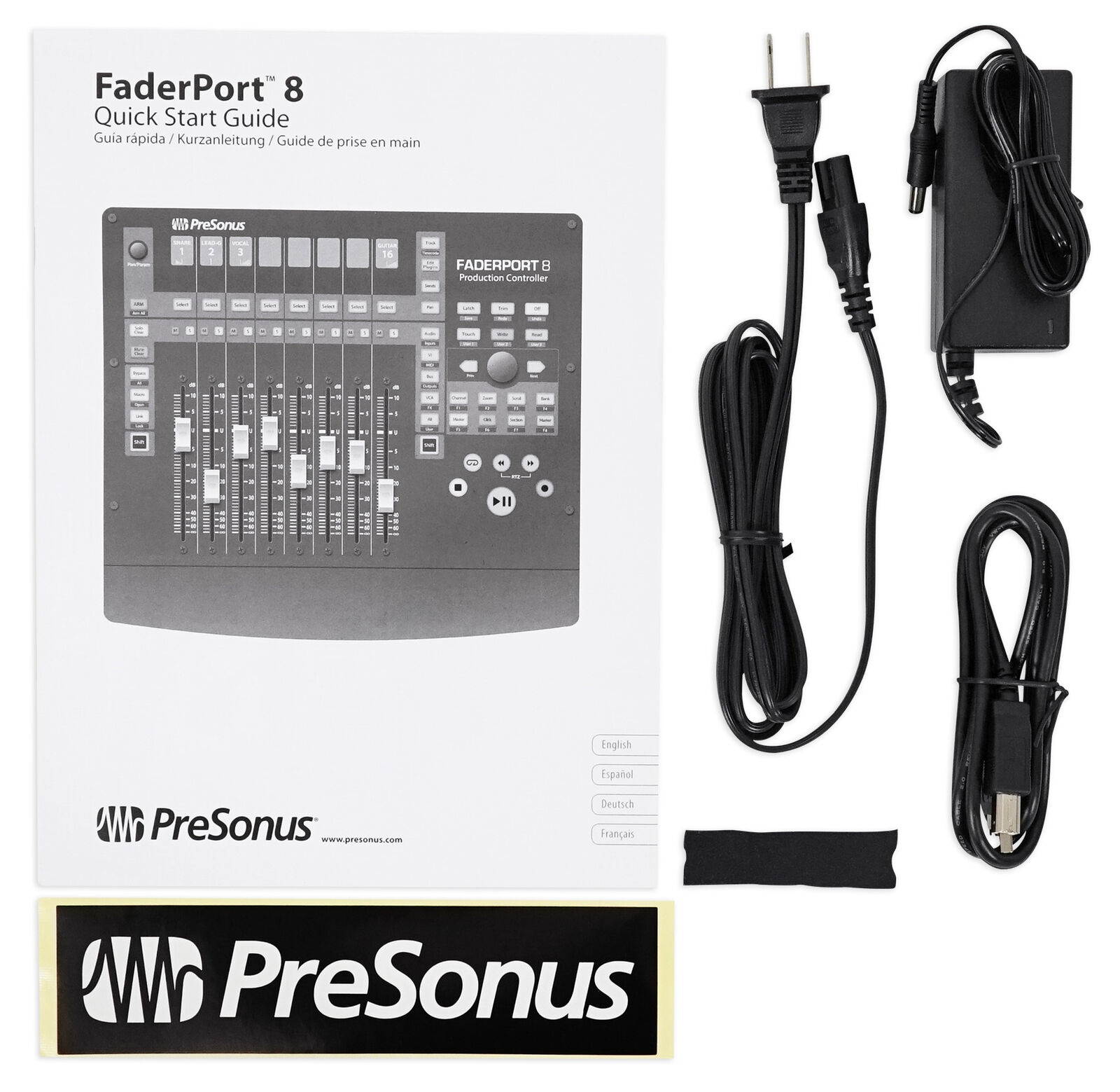 PRESONUS FADERPORT 8 USB 8-Channel Mix Production DAW Controller+JBL Monitors