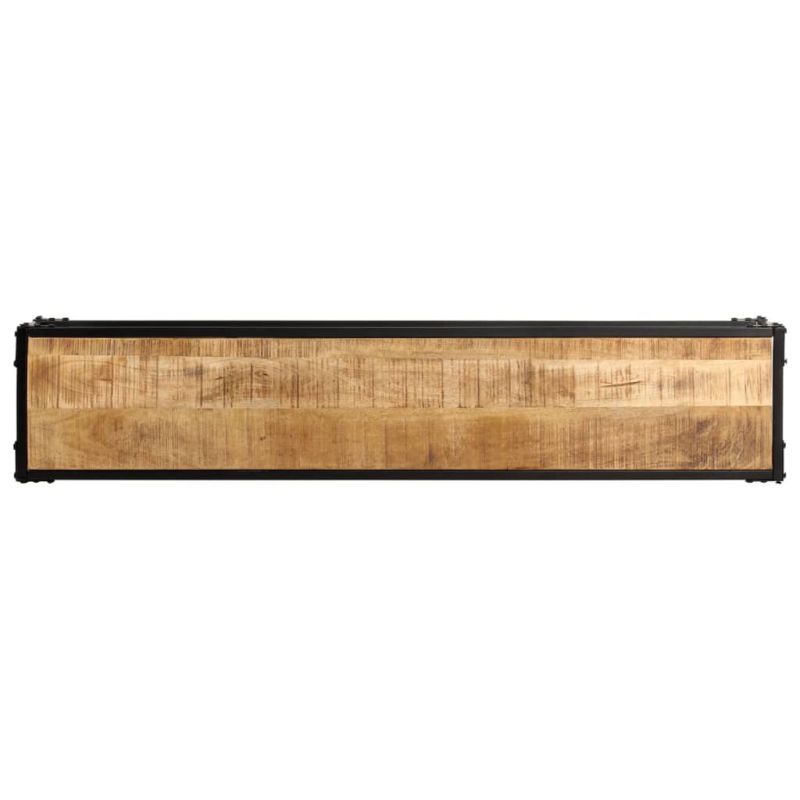 vidaXL Solid Mango Wood TV Cabinet 59.1" TV Stand Unit Entertainment Center