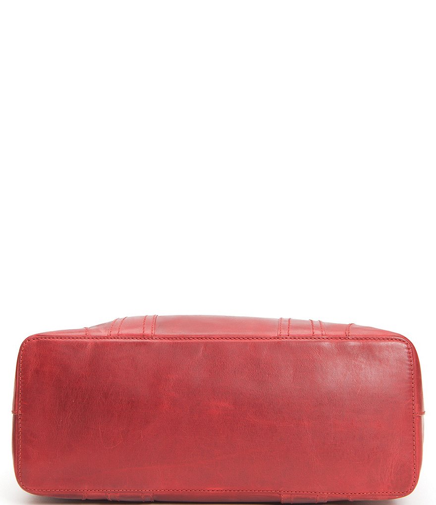 Frye Melissa Washed Leather Shopper Tote Bag