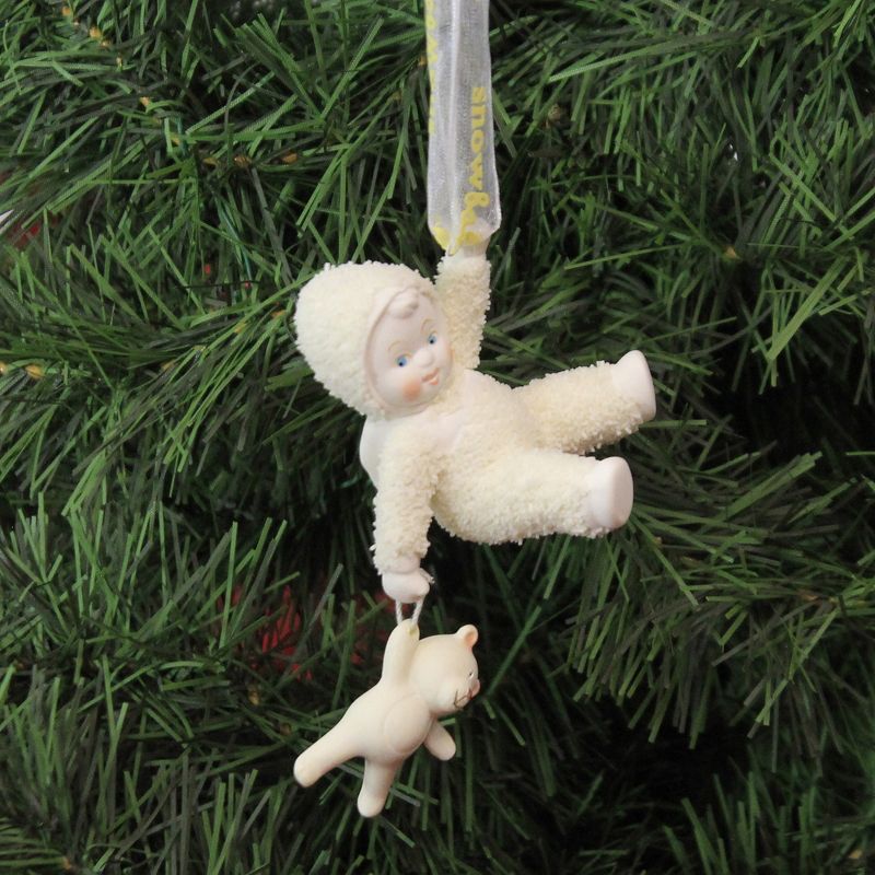 Dept 56 Snowbabies 3.0" Beary Best Friends Ornament Teddy Bear  -  Tree Ornaments