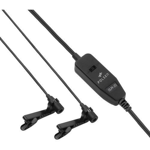 polsen olm20 dual omnidirectional lavalier microphone
