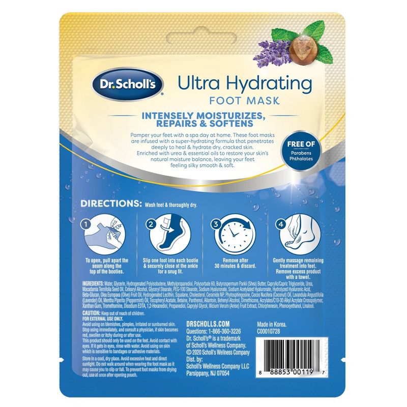 Dr. Scholl's Hydrating Foot Mask - 1 pair