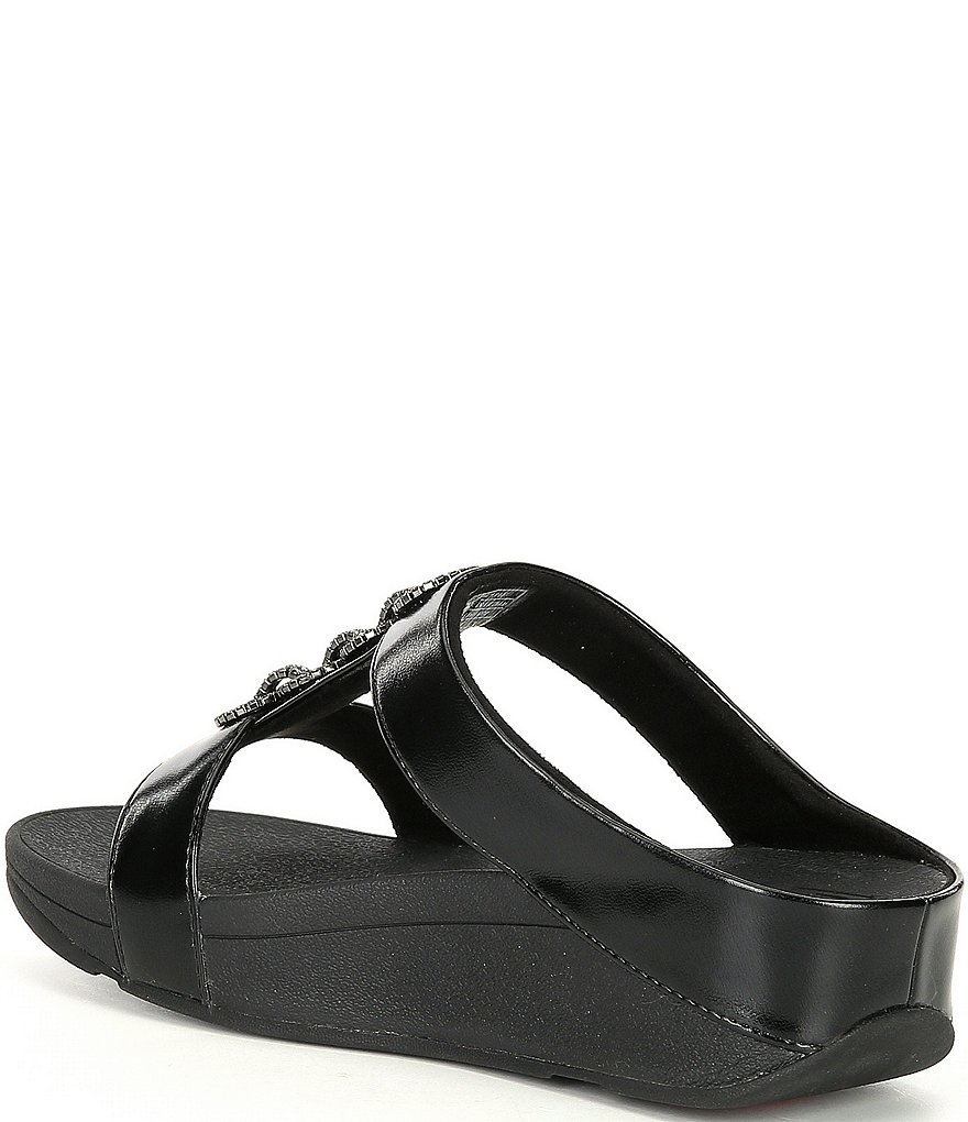 FitFlop Fino Sparkle Crystal Embellished Slides