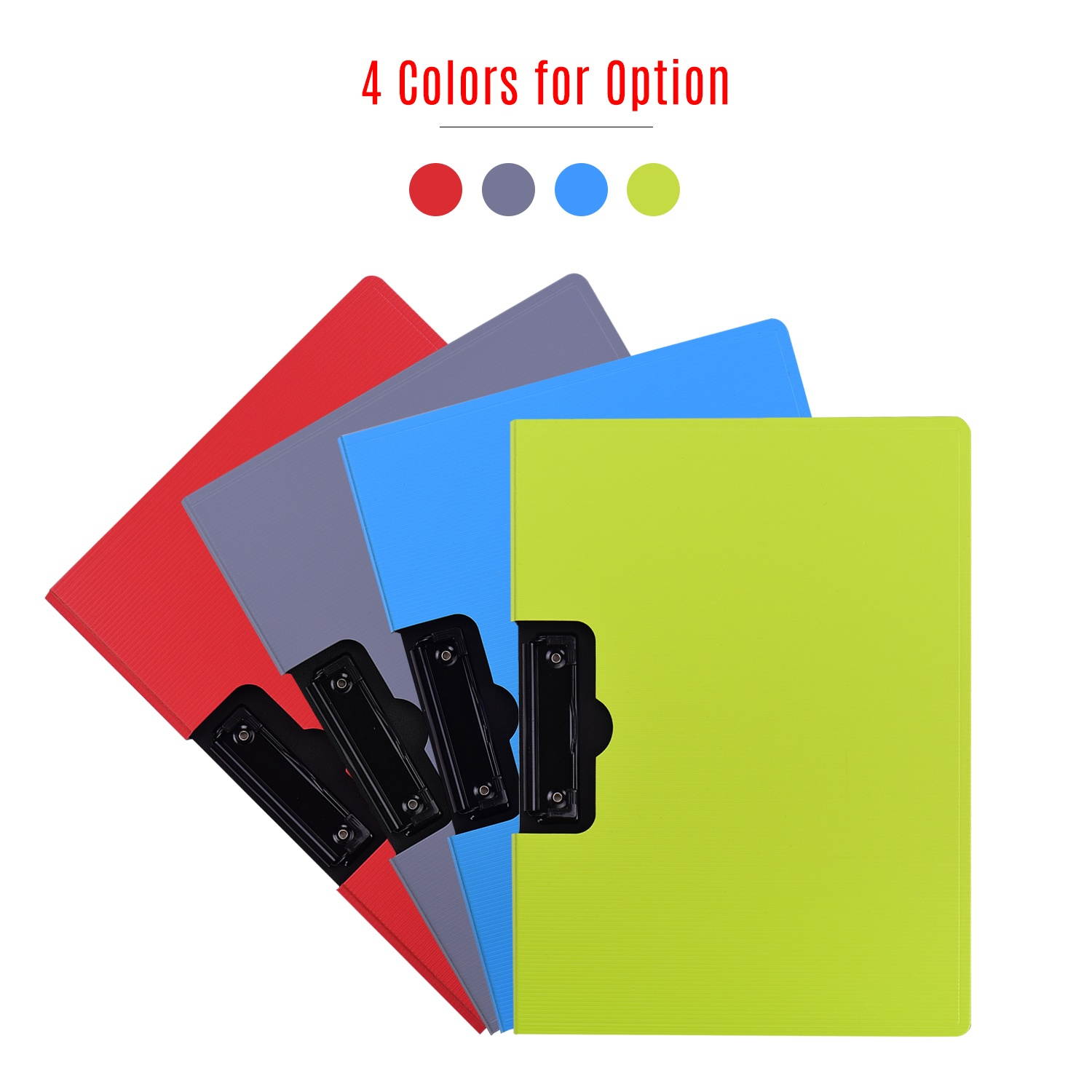 A4 Letter Size Clipboard Colorful File Cover Folder Document Organizer Storage Writing Pad Stationery for School Office Business Meeting