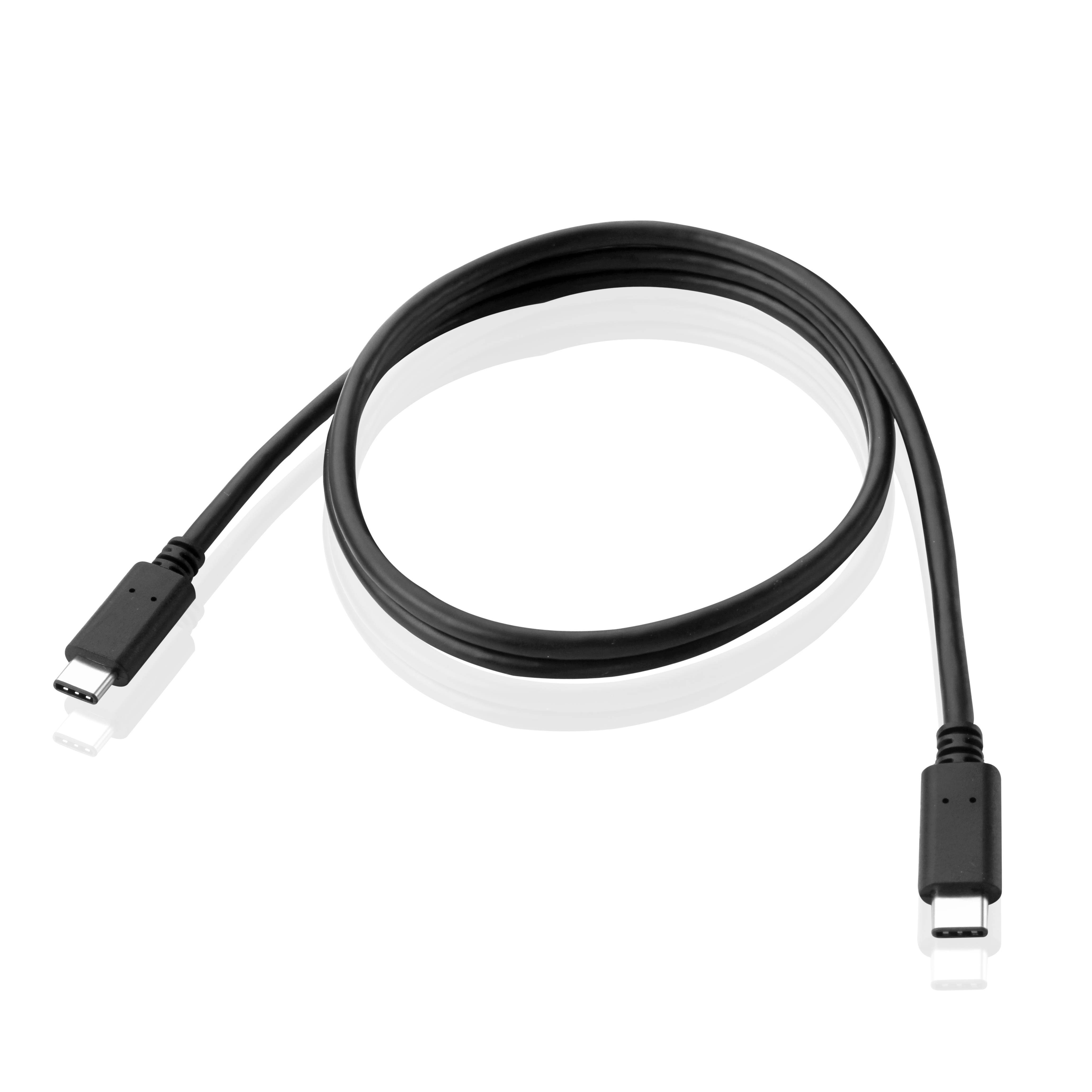 USB 3.1 Type C Male to Type C Male Connector Data Cable for Apple New MacBook 12" Nokia N1 Tablet Google ChromeBook Pixel (2015) LETV X600 Vivo X5 Pro and Other Type-C Supported Devices 3ft Black