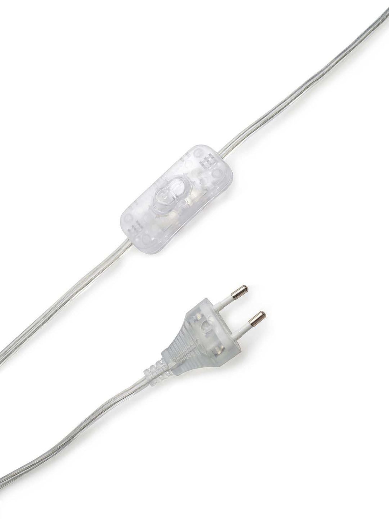 Pure Home and Living Transparent Glass Kite Shaped Table Lamp Stand