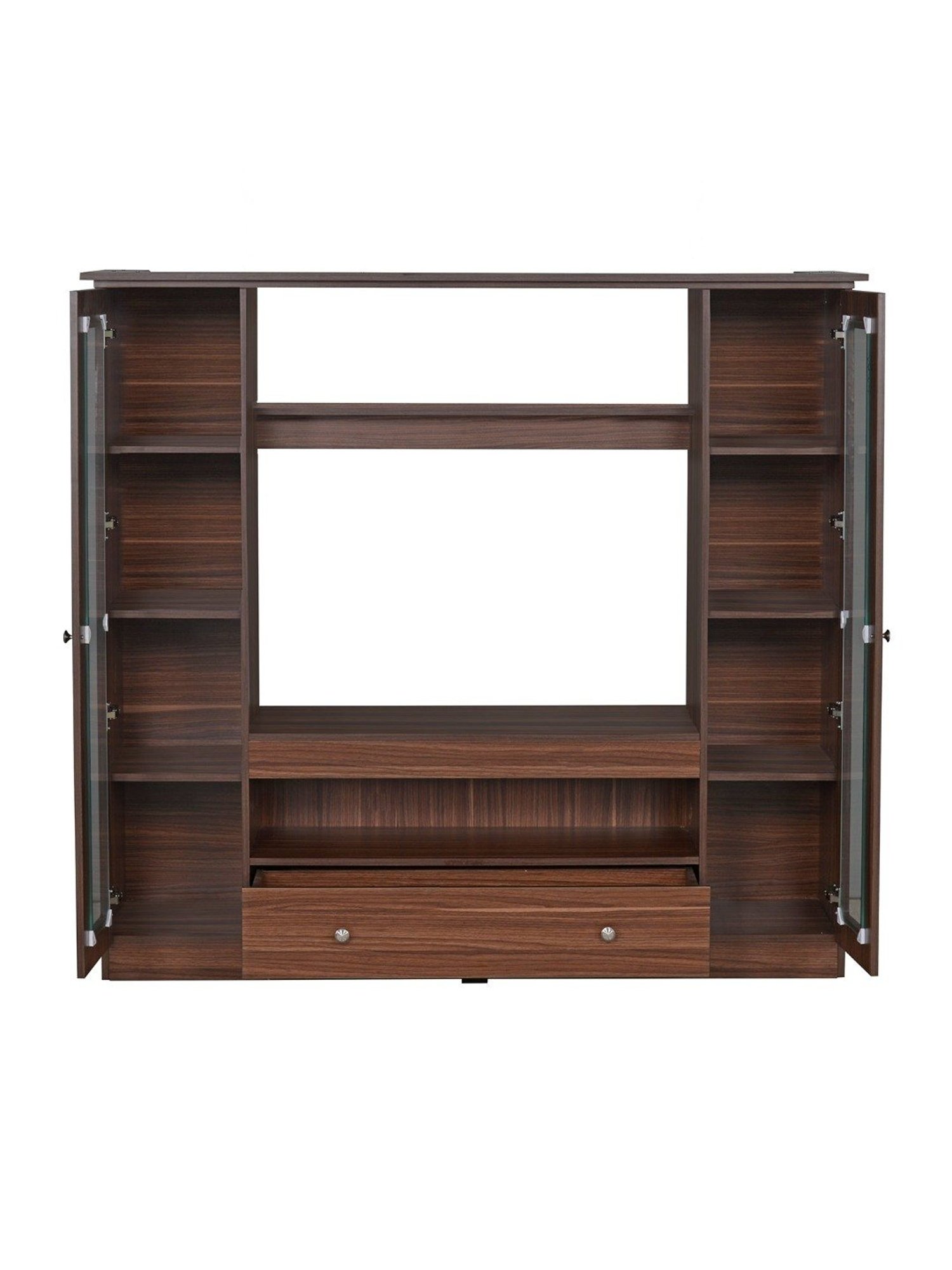Nilkamal Cora White Engineered Wood TV Entertainment Unit with 2 Shelves