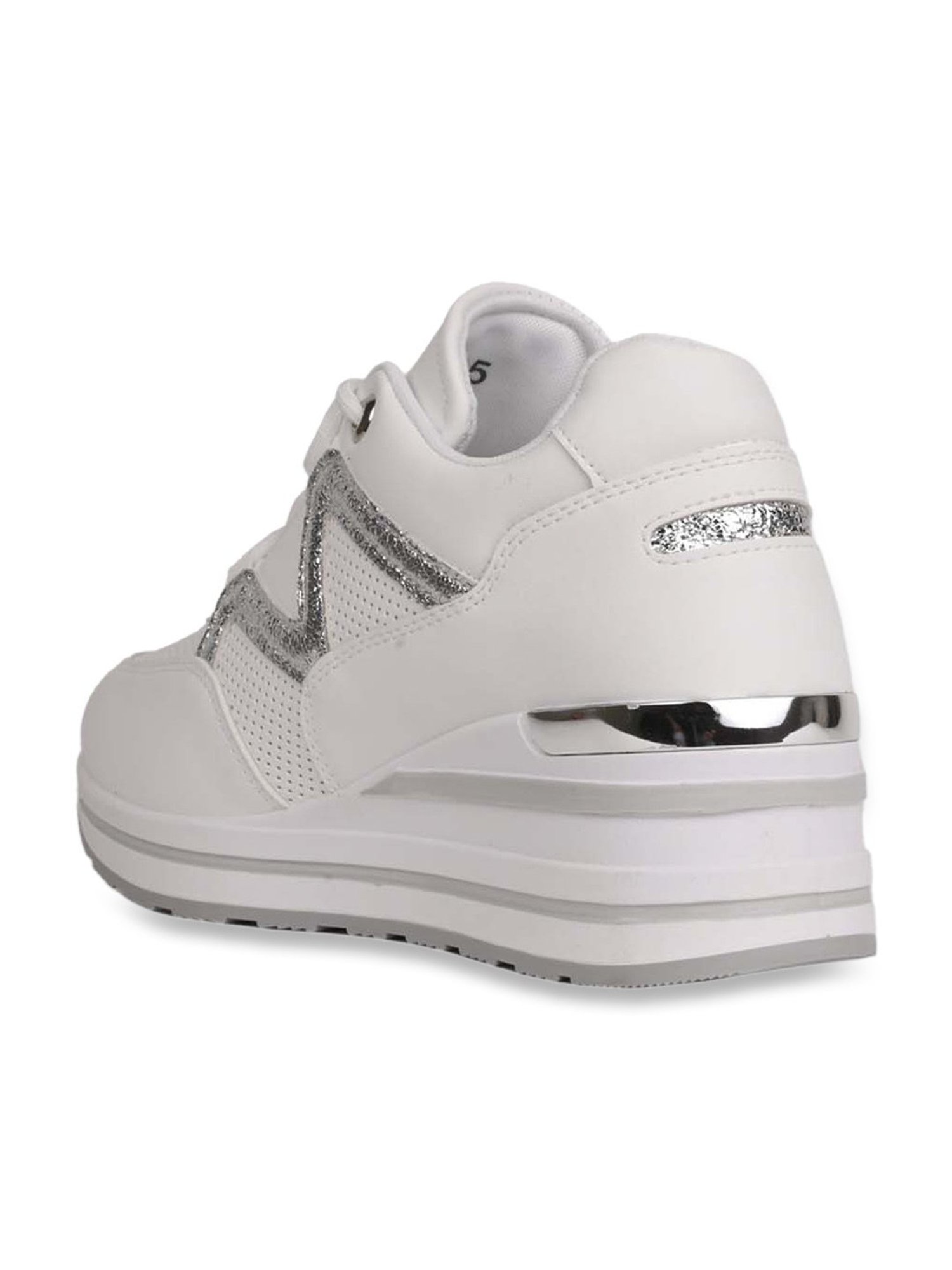 Jove Women's White Casual Sneakers