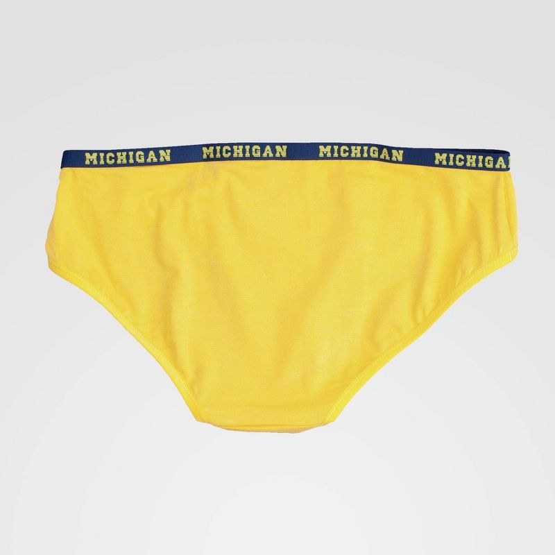 NCAA Michigan Wolverines Boyshorts with Logo Elastic - Yellow L