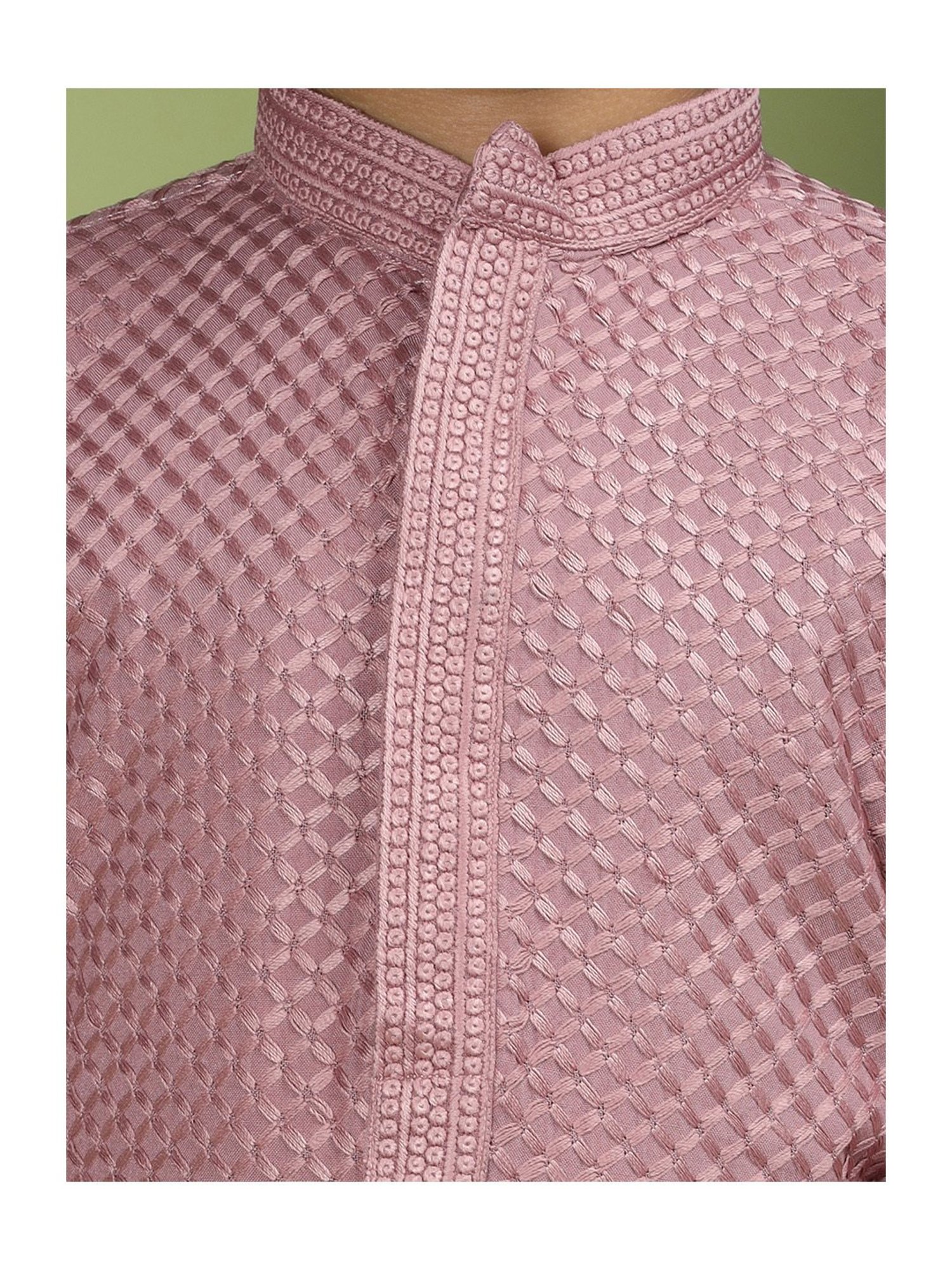 VASTRAMAY Boys Yellow & White Cotton Printed Full Sleeves Kurta Sets