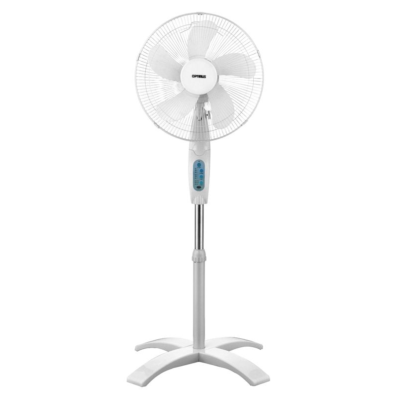 Optimus 16in Wave Oscillating Stand Fan with Remote Control