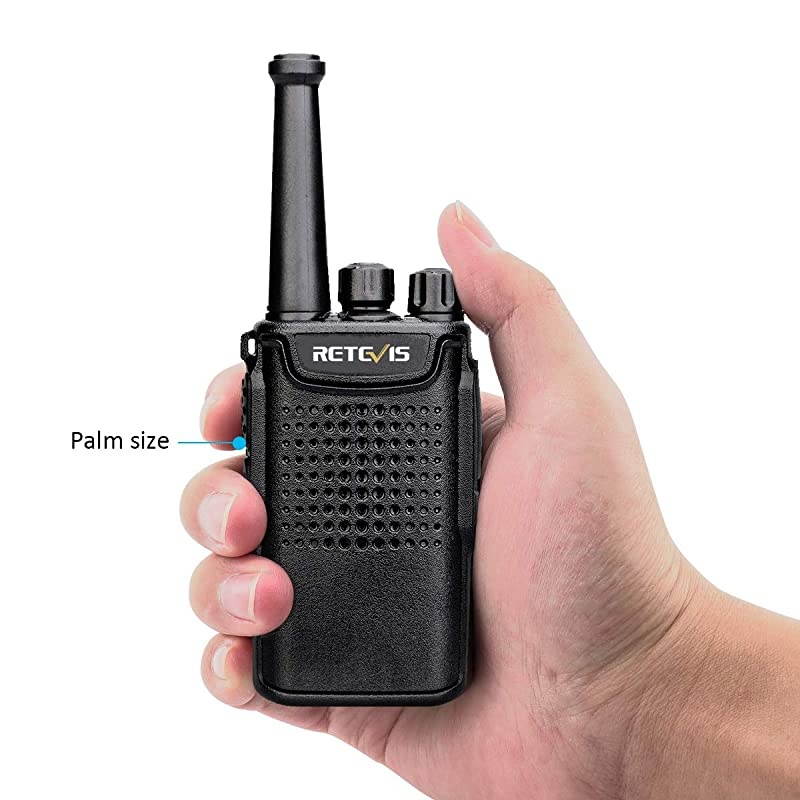 RT67 Walkie Talkies Rechargeable,Small 2 Way Radios with Earpiece,3000mAh Large Capacity Battery Flashlight,Handheld Two Way Radio for Adults,School Church Business(10 Pack)